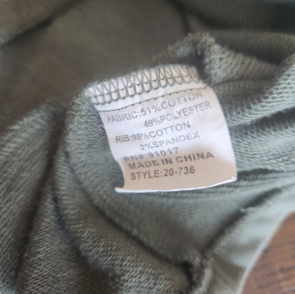 Green Embroidered Zip-Up Dress Sz Med - Picture 5 of 9